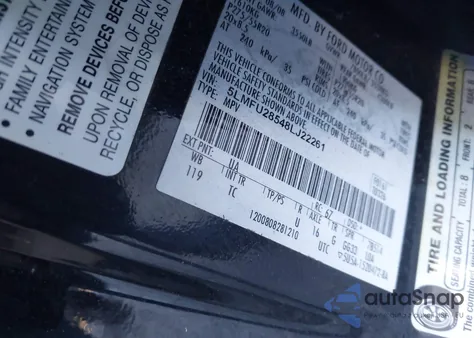 2008 Lincoln Navigator from USA, damaged, VIN 5LMFU28548LJ22261